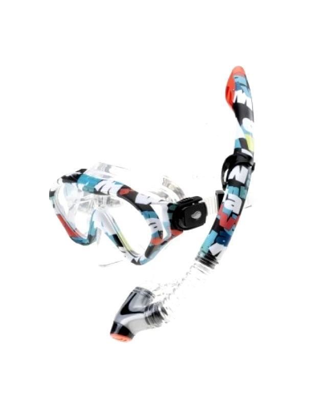 Aqua-Speed Aquawave Μάσκα Θαλάσσης με Αναπνευστήρα Παιδική Chlappie Jr 92800359526