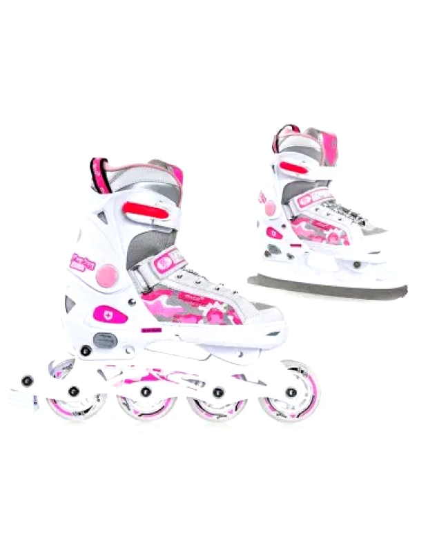 Mico Mico Princes PW-126B-8 Inline Αυξομειούμενα Rollers Πολύχρωμα Ενηλίκων