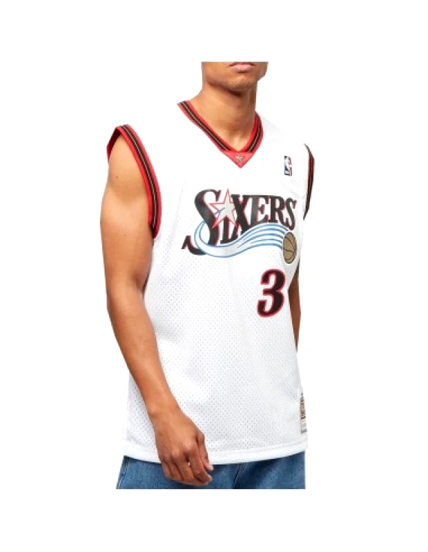 Mitchell & Ness Mitchell & Ness Allen Iverson Swingman Jersey 2000-01 Philadelphia SMJYGS18200-P76WHIT00AIV Ανδρική Φανέλα Μπάσκετ
