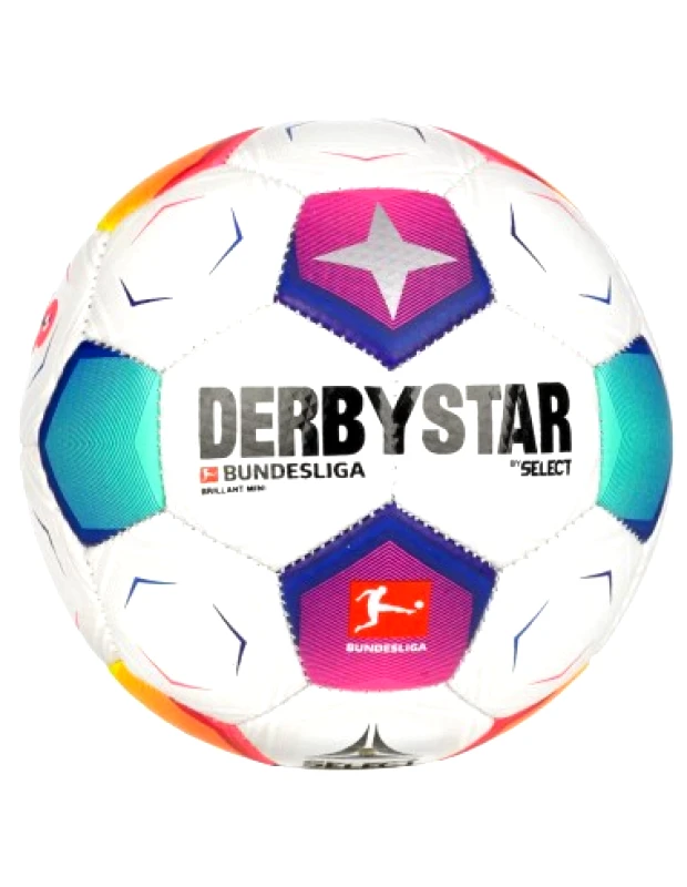 Derbystar Derby Star Bundesliga Brillant 162009C Mini Μπάλα Ποδοσφαίρου Λευκή