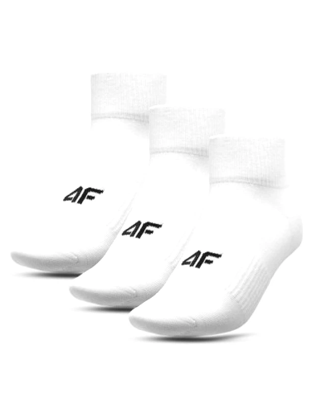 4f 4F M204 4FAW23USOCM204-10S Αθλητικές Κάλτσες Λευκές 3 Ζεύγη