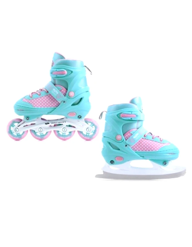 Smj SMJ Sport Inline Αυξομειούμενα Rollers Μπλε Παιδικά