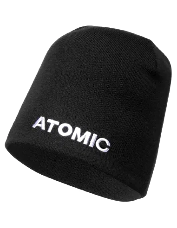 Atomic Atomic Beanie Unisex Fleece Σκούφος Πλεκτός σε Μαύρο χρώμα AL5115410