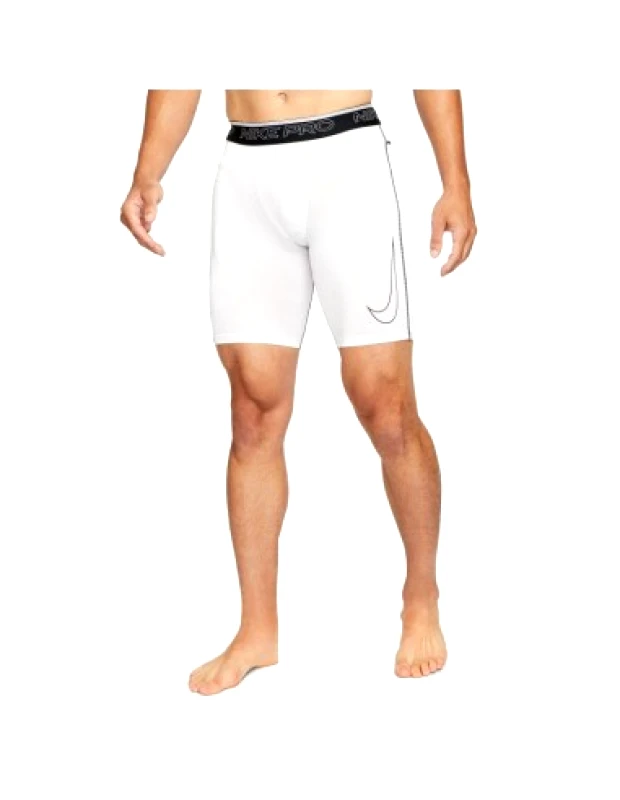Nike Nike Pro Dri-Fit DD1911-100 Ανδρικό Αθλητικό Κολάν Κοντό Λευκό