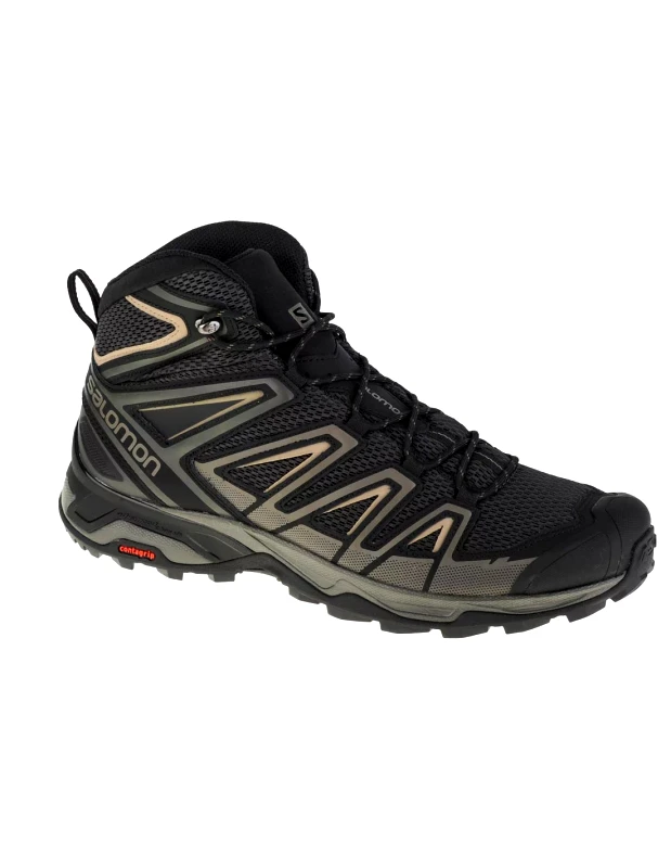 Salomon Salomon X Ultra Mid 3 Aero L41043900 Ανδρικά Ορειβατικά Μποτάκια Μαύρα