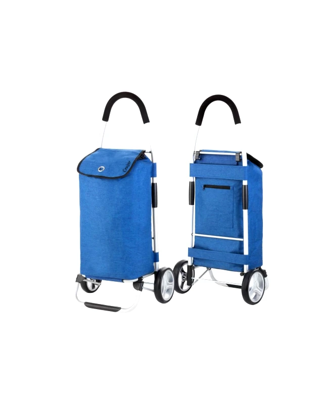 Cruiser Allround Cruiser Υφασμάτινο Καρότσι Λαϊκής Πτυσσόμενο Μπλε 45x34x100cm 650061