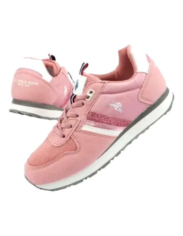 U.s. polo assn U.S. Polo Assn. Παιδικό Sneaker για Κορίτσι Ροζ NOBIK003A-PIN001