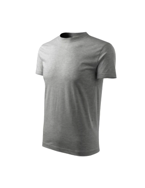 Adler Adler Classic U Ανδρικό Διαφημιστικό T-shirt Κοντομάνικο σε Γκρι Χρώμα MLI-10112