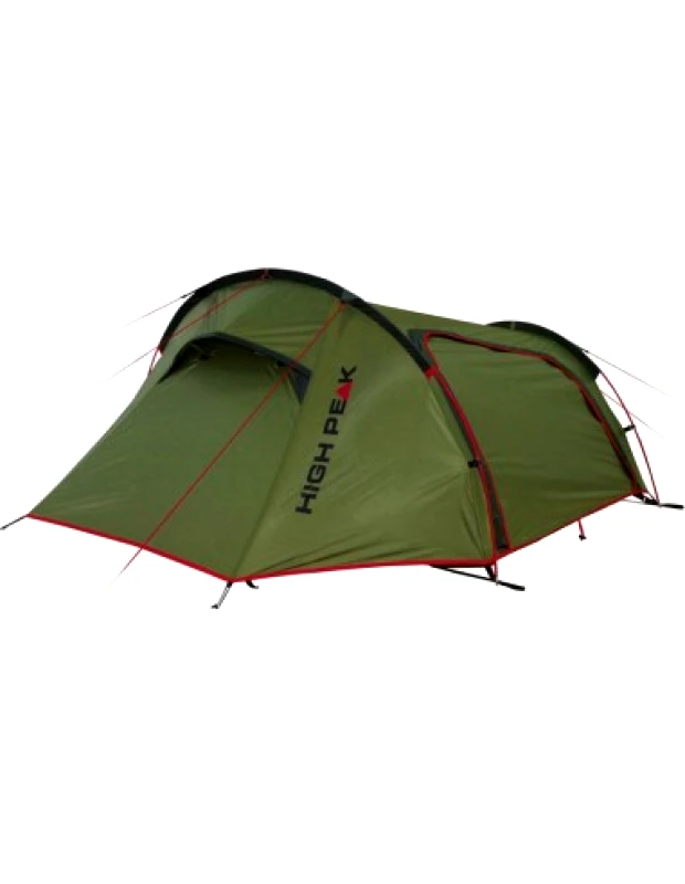 Peak High Peak Sparrow Σκηνή Camping Τούνελ Πράσινη με Διπλό Πανί 4 Εποχών για 2 Άτομα 260x120x90εκ. 10186