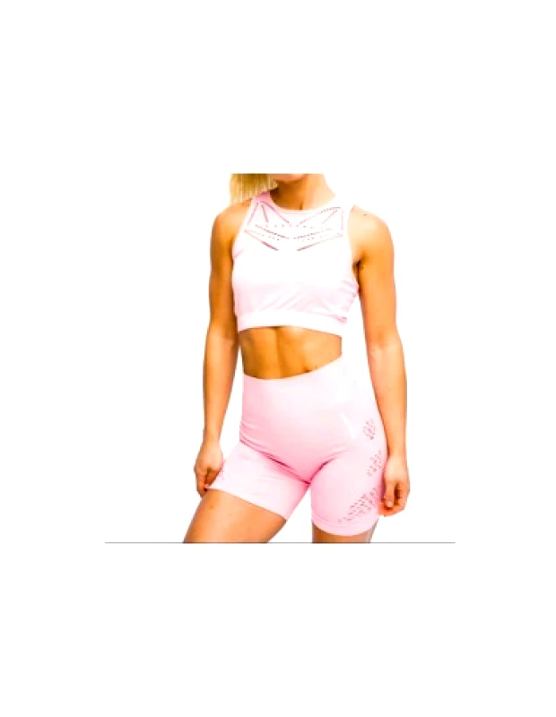 Gymhero GymHero Venice Beach Top Short Bra BRASHORTMILKSHAKE