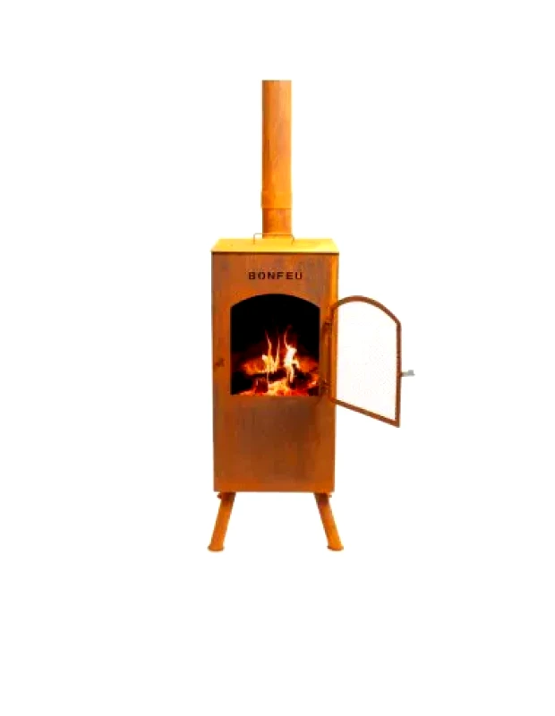 Inny BonFeu BonCarre garden fireplace rusty 3503R