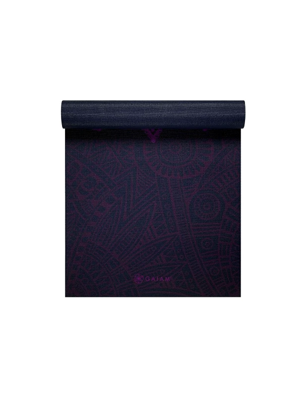 Gaiam Yoga Mat Gaiam Plum Sundial 6 mm 62572