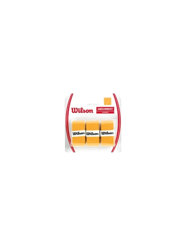 Wilson Wraps Wilson Pro Soft Overgrip 3pcs WRZ4040GO