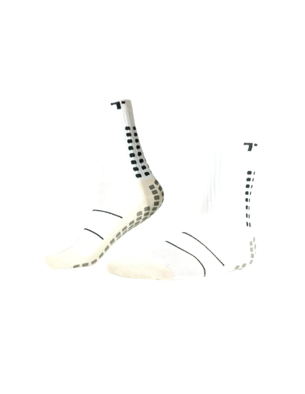 Trusox Trusox Thin Ποδοσφαιρικές Κάλτσες Λευκές/Μαύρες 1 Ζεύγος