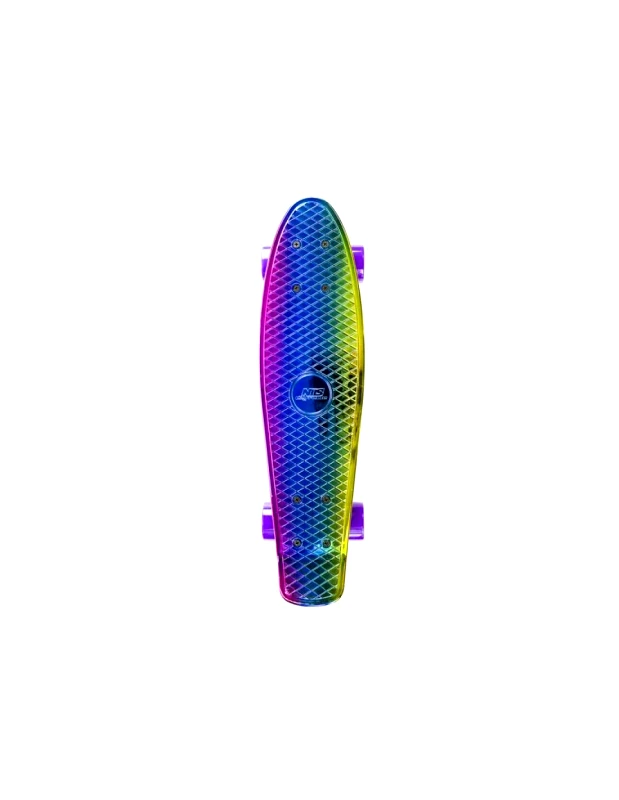 Nils Extreme Skateboard Nils Extreme ELECTROSTYLE PENNYBOARD PNB01 RAINBOW