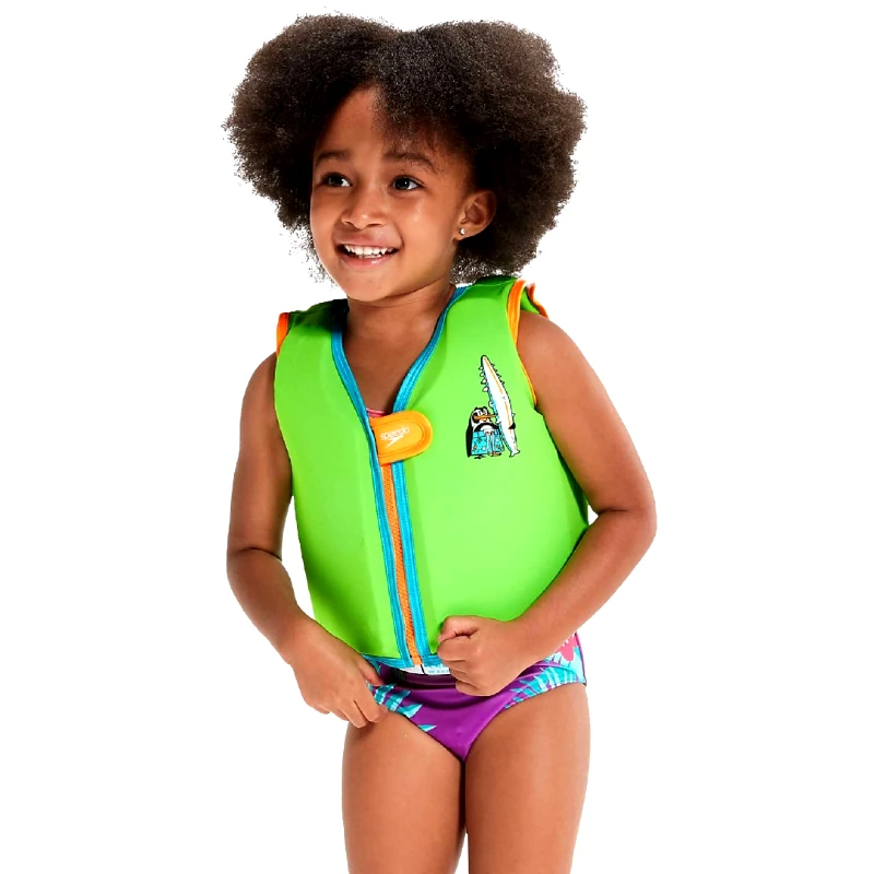 Speedo SPEEDO LEARN TO SWIM CHARACTER PRINTED FLOAT VEST 8-1225214686 Πράσινο