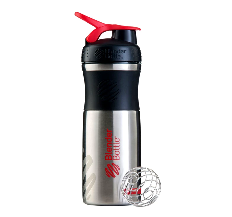 Blender Bottle BLENDER BOTTLE 820ML SPORTMIXER STAINLESS Κόκκινο