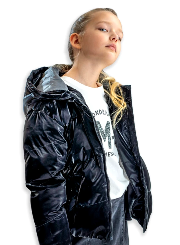 Energiers Μπουφάν με κουκούλα | ΜΑΥΡΟ