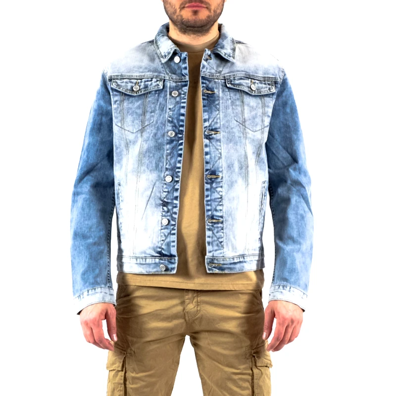 Black Number Ανδρικό γαλάζιο ανοιξιάτικο-φθινοπωρινό μπουφάν Black Number 1235