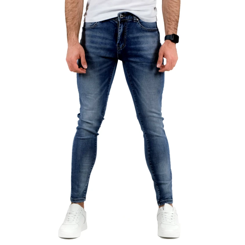 P?P P?P Ανδρικό μπλε τζιν ME05B-47