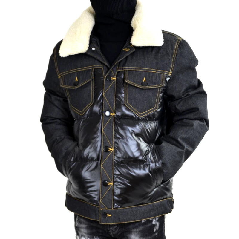 X-Feel Ανδρικό μαύρο μπουφάν bomber X-Feel 9938