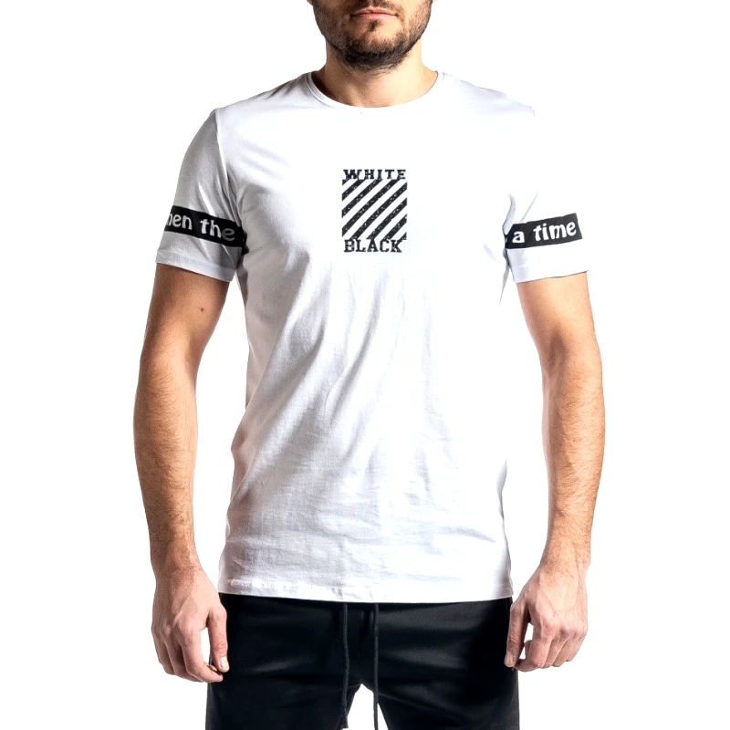 Lagos Ανδρική λευκή κοντομάνικη μπλούζα Lagos