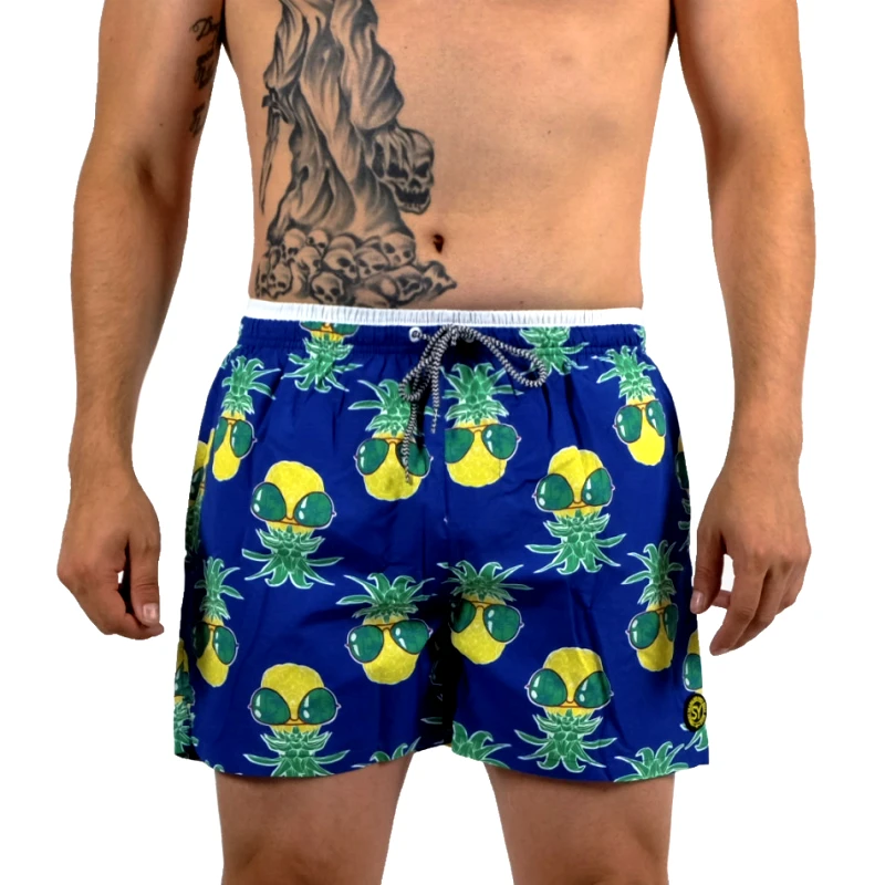 Sweet Years Sweet Years Ανδρικό μπλε μαγιό Pineapple 4818S