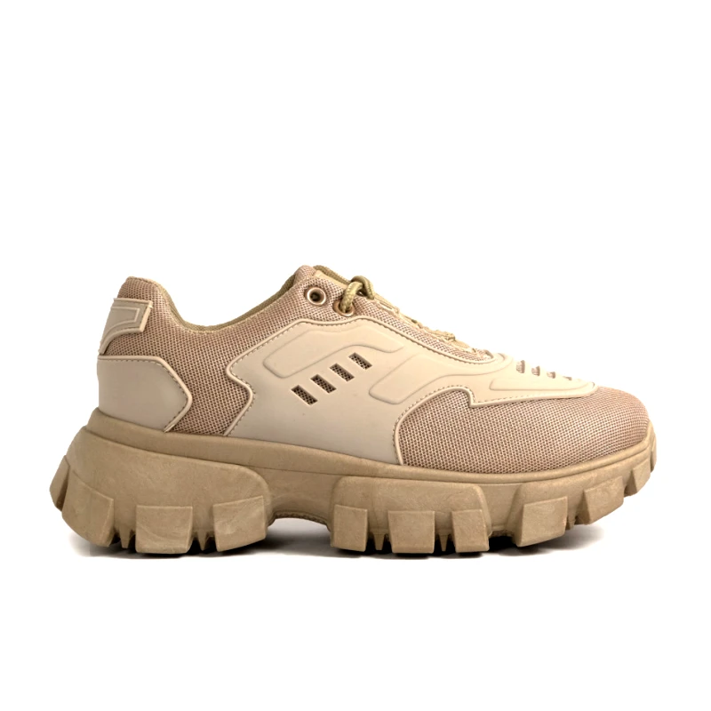 Fashion&Bella Γυναικεία sneakers μονόχρωμα σε χακι Fashion&Bella T13YD7615-8