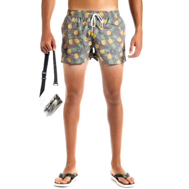 Telamira Ανδρικό πράσινο μαγιό Pineapple