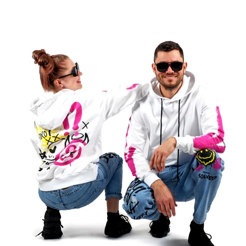 ChRoy Unisex λευκό φούτερ ChRoy FLP-5531