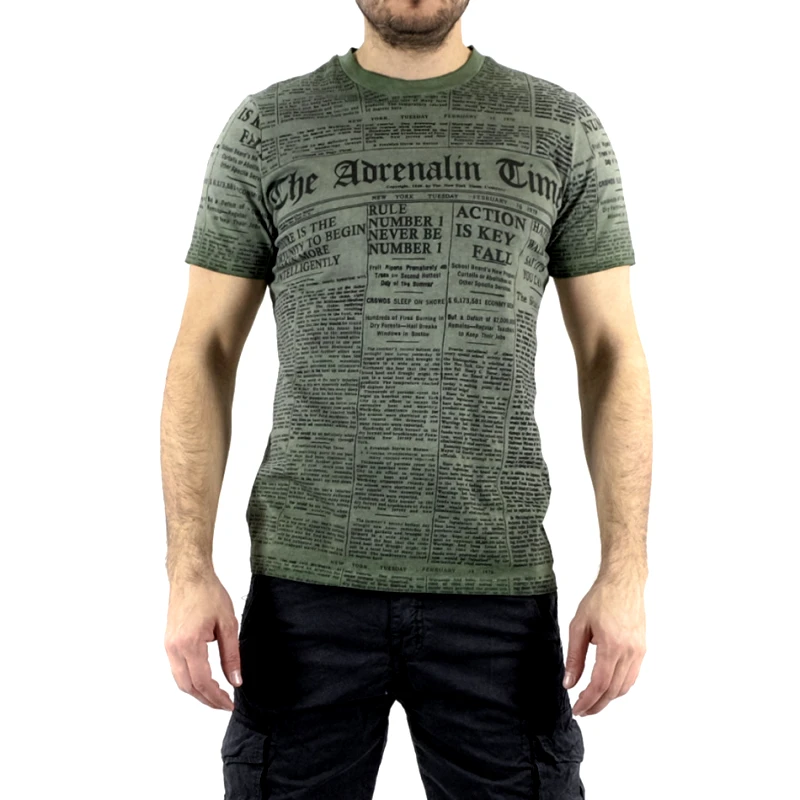 Ανδρική πράσινη κοντομάνικη μπλούζα Lagos 21236 φωτογραφία