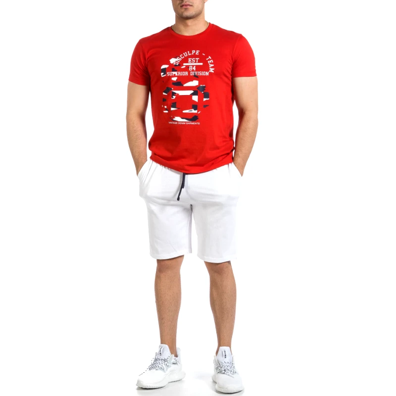 Disculpe Ανδρικό κόκκινο αθλητική φόρμα Disculpe CTS414