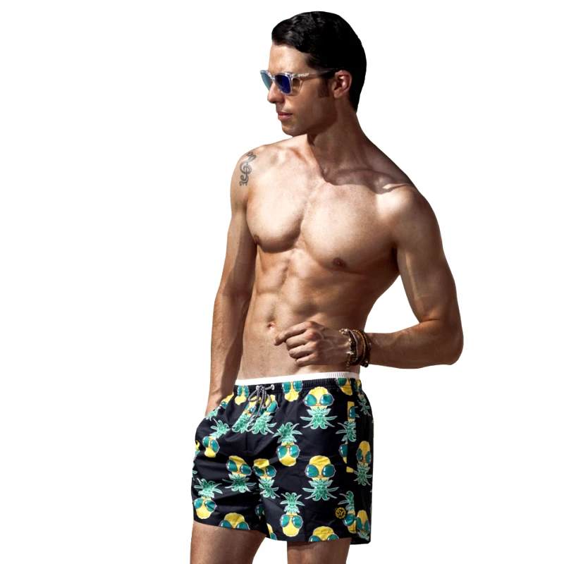 Sweet Years Sweet Years Ανδρικό σκούρο μπλε μαγιό Pineapple 4818S