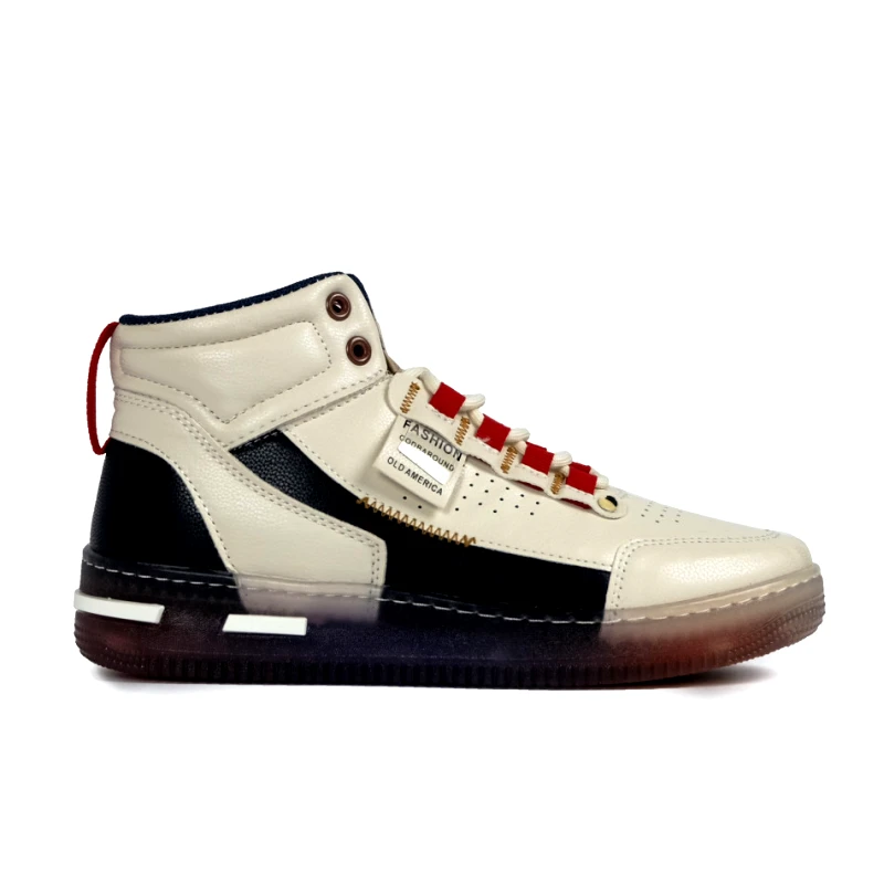 Fashion Ανδρικά πολύχρωμα ψηλά sneakers Fashion Q01-1