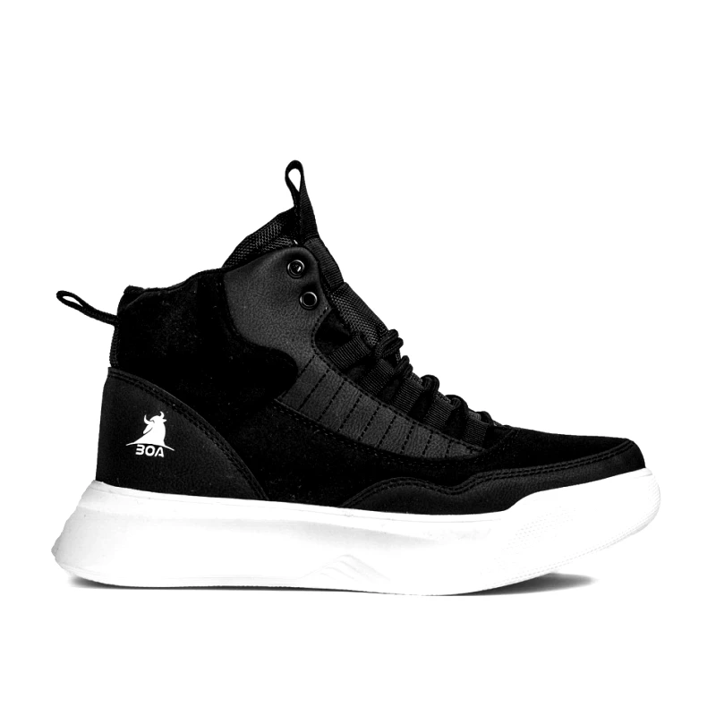 Boa Ανδρικά μαύρα ψηλά sneakers Boa 2100-192