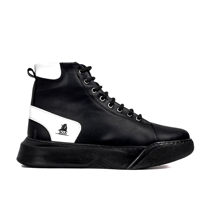 Boa Ανδρικά μαύρα ψηλά sneakers Boa 0155