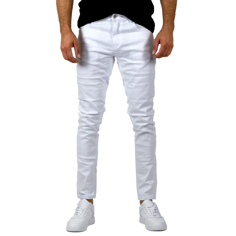 Yes Design Yes Design Ανδρικό λευκό τζιν RJ31-139BS