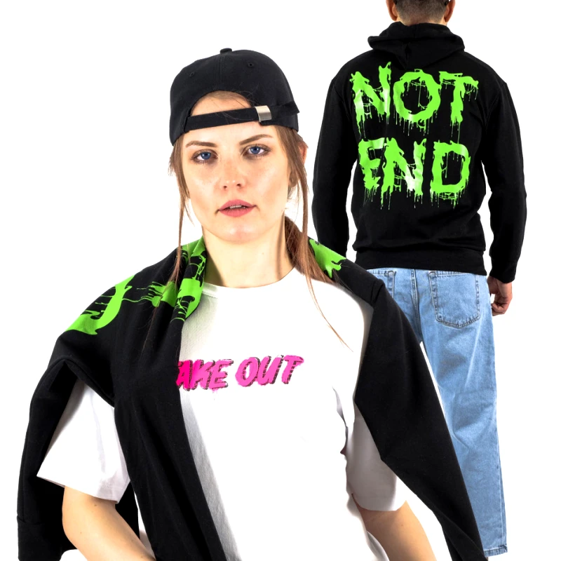 Soni Fashion Unisex μαύρο φούτερ Soni Fashion T21064