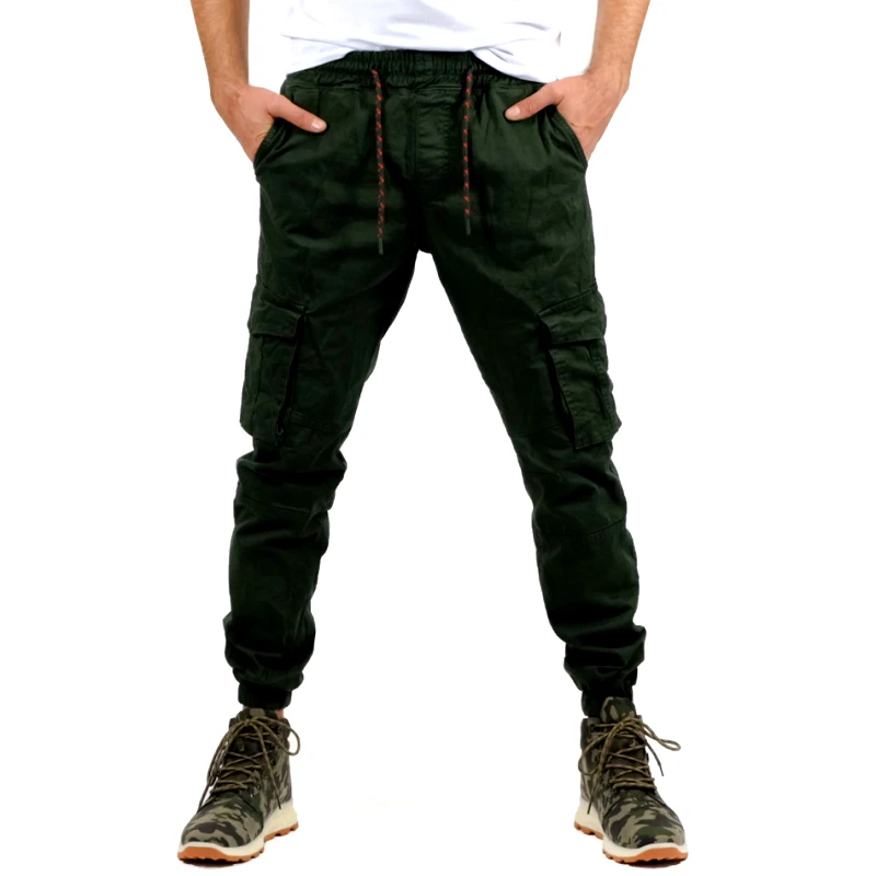 Blackzi Ανδρικό πράσινο παντελόνι cargo Blackzi 8175