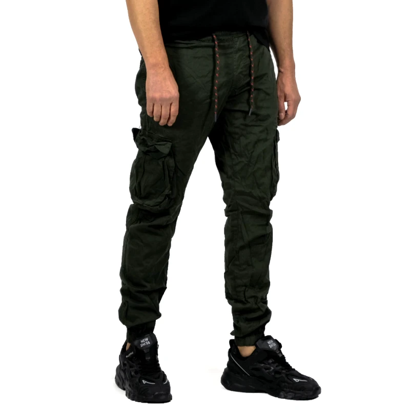 Blackzi Ανδρικό πράσινο παντελόνι cargo Blackzi 8154