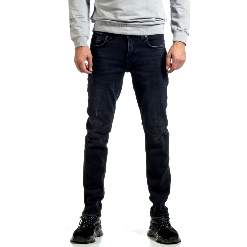 Blackzi Ανδρικό μαύρο τζιν Blackzi 5403