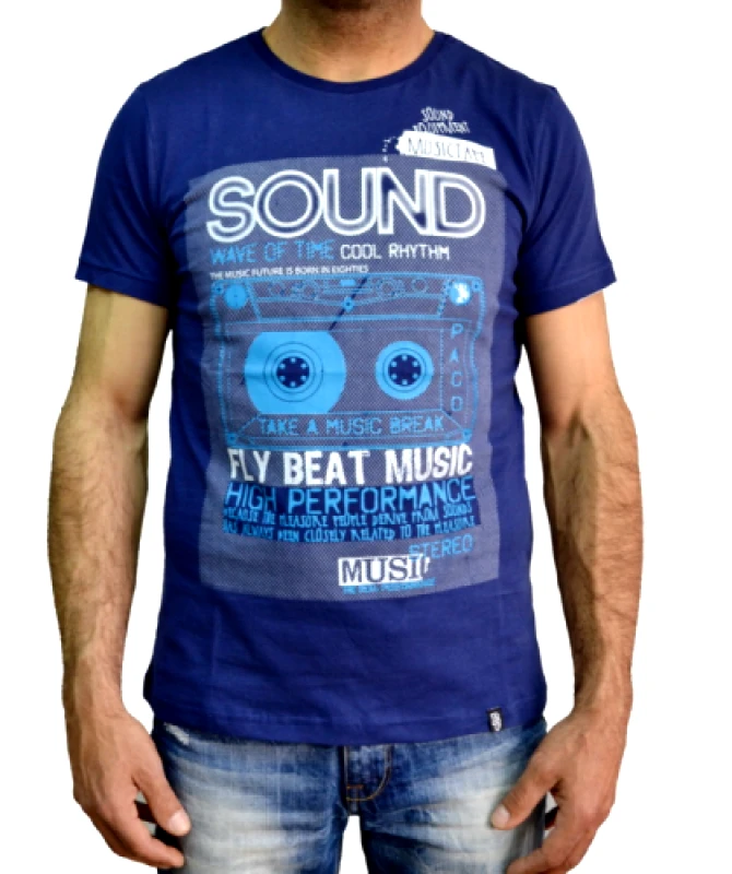 PACO & CO Ανδρικό t-shirt PACO Sound 7145-1