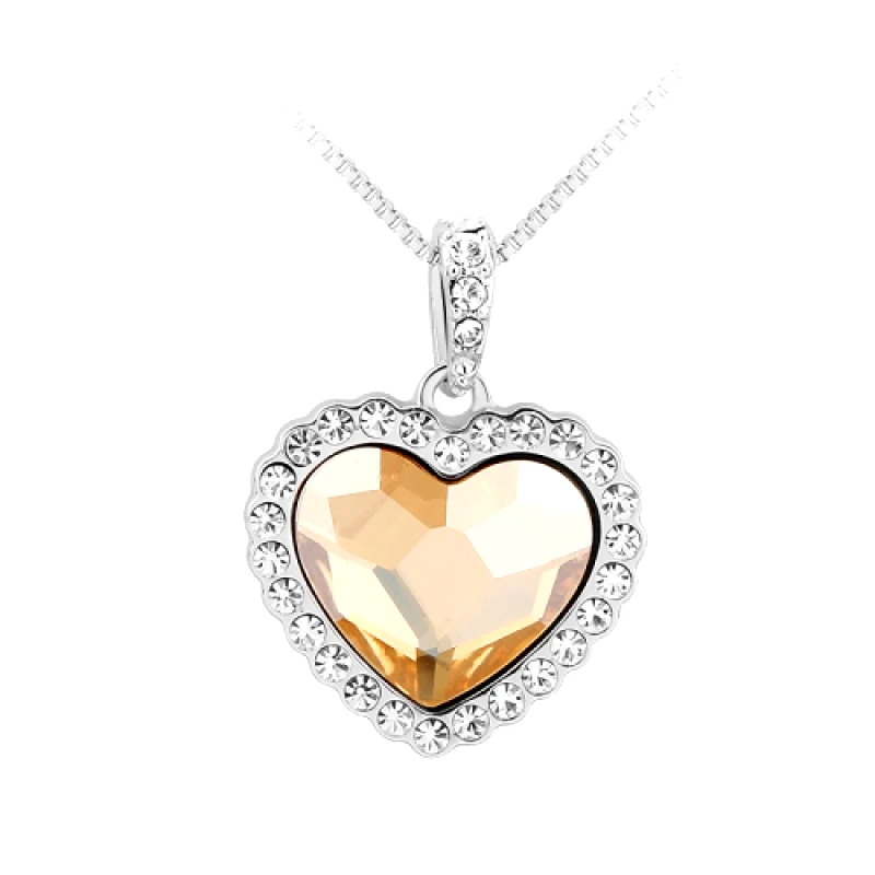 b-cool Κολιέ Silver με Swarovski Heart BC10801-CH