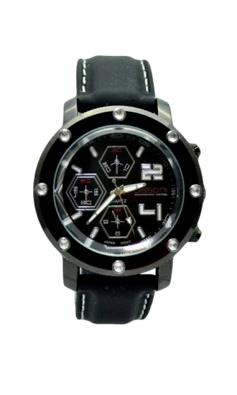 Γυναικείο ρολόϊ με λουράκι σιλικόνης K81214-BLACK φωτογραφία