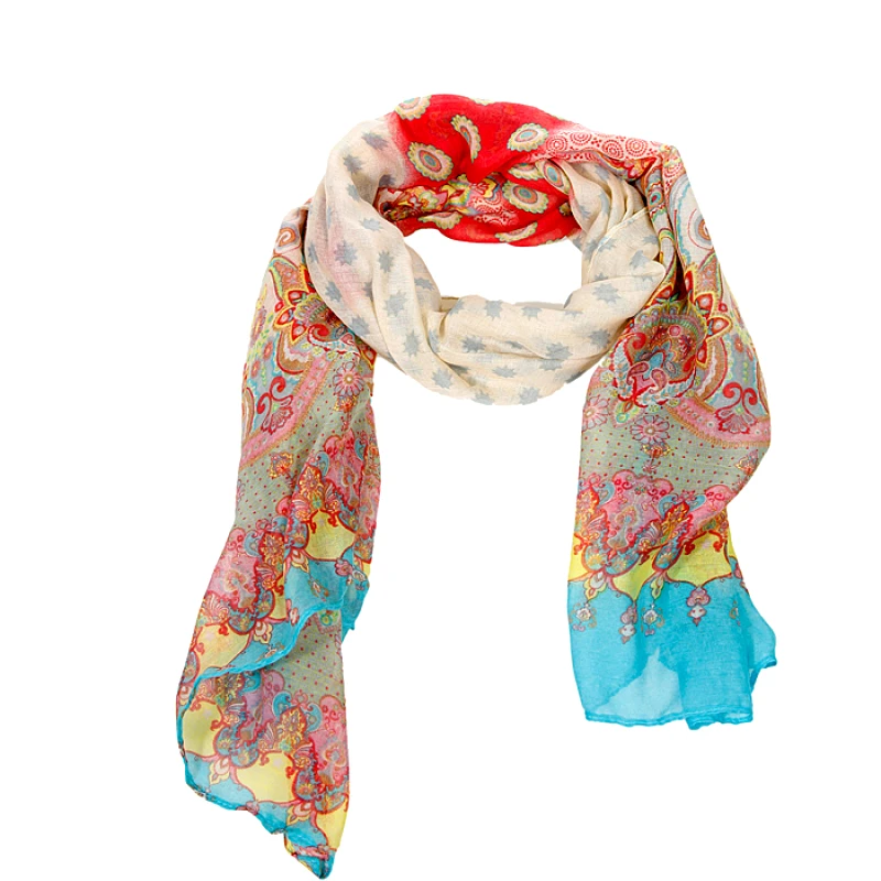 Long Line Print Scarf