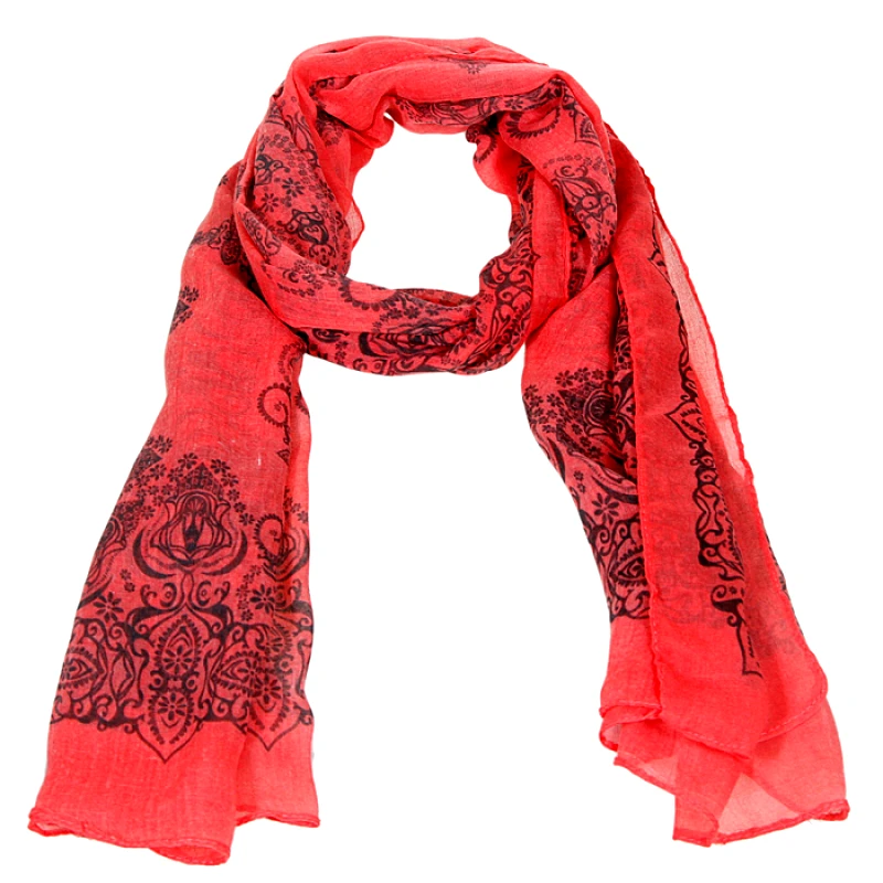 Long Line Print Scarf