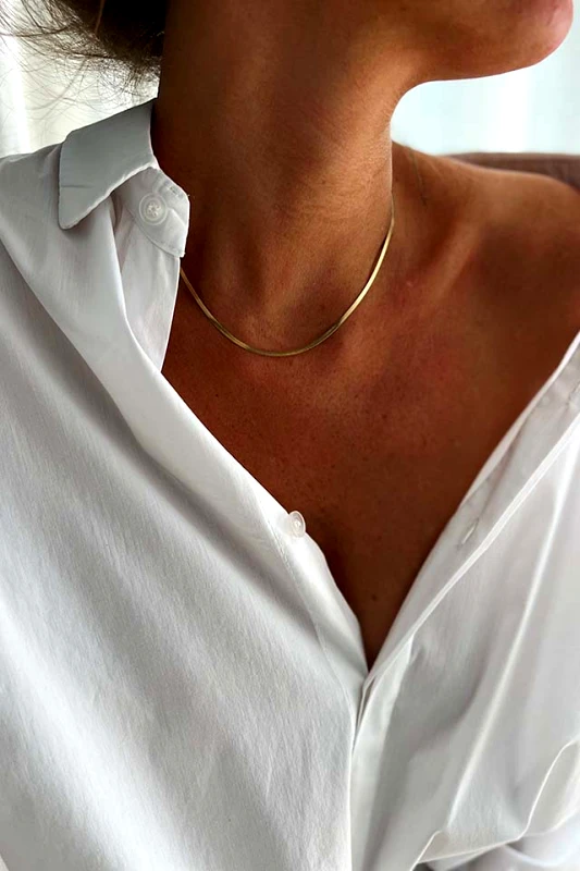 Snake Gold Necklace