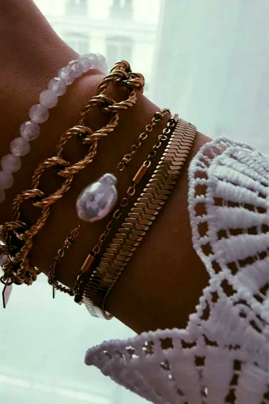 Snake Gold Bracelet