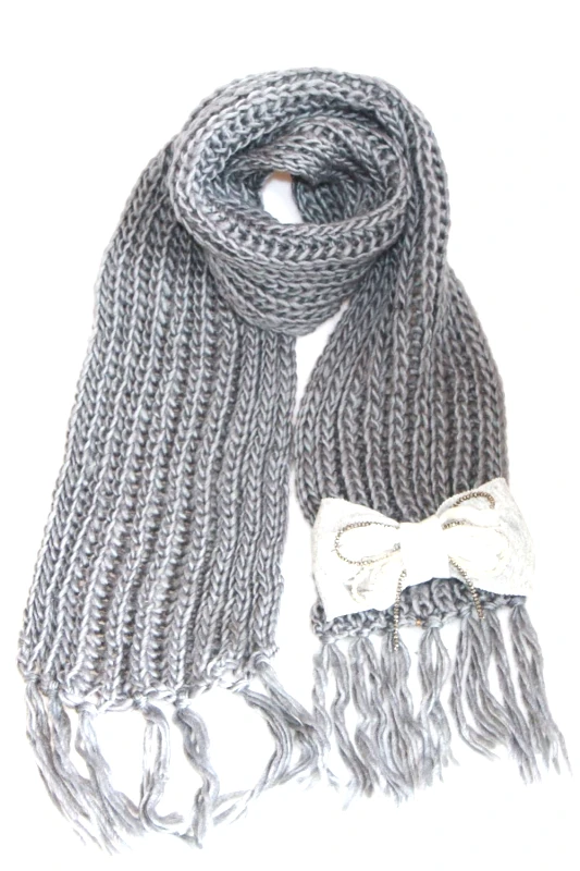 Handmade Chunky Bow Scarf