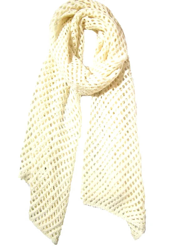Cut Out Knitted Scarf